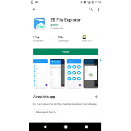 Lažni ES File Explorer iz Google Play prodavnice preuzelo 10000 korisnika